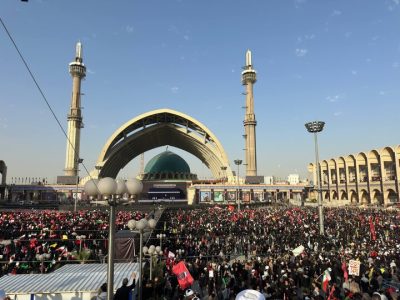 مراسم وداع با آقای شهید ایران به طور رسمی آغاز شد
